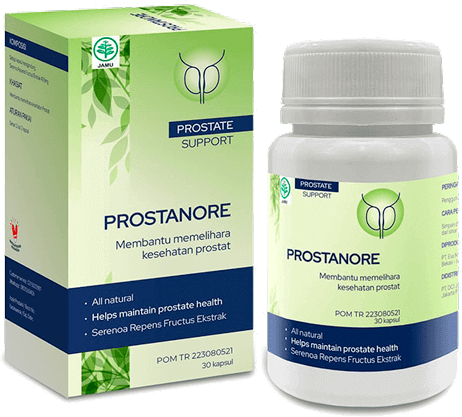 Kemasan Prostanore — suplemen kesehatan prostat